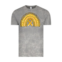 Cloud Rock childhood cancer awareness rainbow (1) Vintage Tee - Jasminsmagicworld