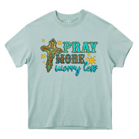 Arona pray more worry less Heavy Core Tee - HRA Design Shop