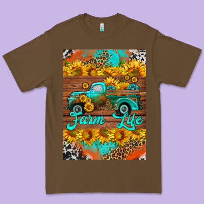 Farm Life And Truck Air Freshener Premium Tee Designed By Hra Design Shop