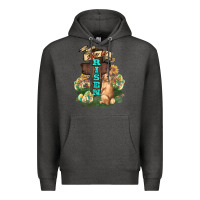 Charcoal Heather He is risen Bunny Cross Easter Day Premium Hoodie - HowdyJamesFarm