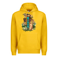 Lemon He is risen Bunny Cross Easter Day Premium Hoodie - HowdyJamesFarm