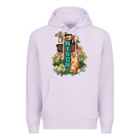 Lilac He is risen Bunny Cross Easter Day Premium Hoodie - HowdyJamesFarm