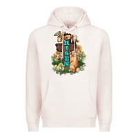 Pale Pink He is risen Bunny Cross Easter Day Premium Hoodie - HowdyJamesFarm