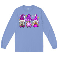Colony Blue purple winter gnomies Long Sleeve Tee - NancyCooperArtShop