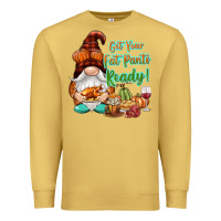 Antique Gold Get your fat pants ready Premium Sweatshirt - NancyCooperArtShop