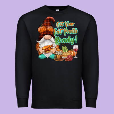 Get Your Fat Pants Ready Premium Sweatshirt Designed By Nancycooperartshop