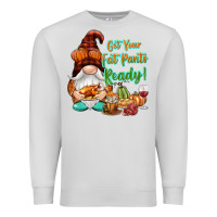 Dove Grey Get your fat pants ready Premium Sweatshirt - NancyCooperArtShop