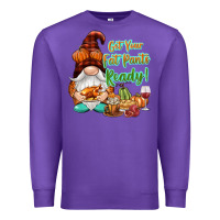 Purple Get your fat pants ready Premium Sweatshirt - NancyCooperArtShop