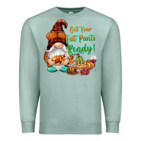 Seafoam Get your fat pants ready Premium Sweatshirt - NancyCooperArtShop