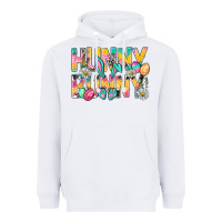 White Hunny Bunny Easter Heavyweight Hoodie - NancyCooperArtShop