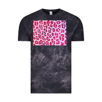 Cloud Black leopard background pink shimmer 3200x2400 Vintage Tee - AdoDesignShop