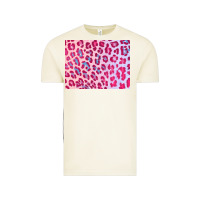 Vintage Arctic leopard background pink shimmer 3200x2400 Vintage Tee - AdoDesignShop