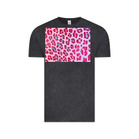 Vintage Black leopard background pink shimmer 3200x2400 Vintage Tee - AdoDesignShop