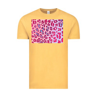 Vintage Mustard leopard background pink shimmer 3200x2400 Vintage Tee - AdoDesignShop