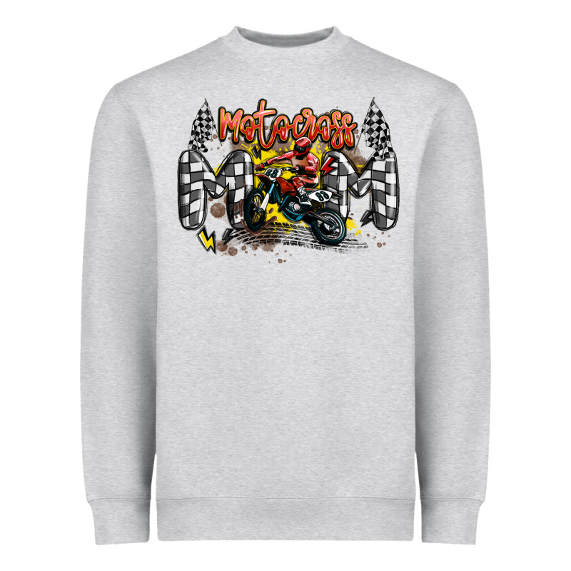 Motocross Mom Heavyweight Sweatshirt by MaliasSmallBusiness | Teevron