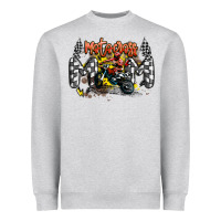 Heather Grey motocross mom Heavyweight Sweatshirt - MaliasSmallBusiness