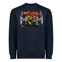 Navy motocross mom Heavyweight Sweatshirt - MaliasSmallBusiness