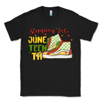 Black stepping into juneteenth Classic Tee - MaliasSmallBusiness