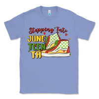 Colony Blue stepping into juneteenth Classic Tee - MaliasSmallBusiness