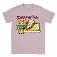 Lilac stepping into juneteenth Classic Tee - MaliasSmallBusiness