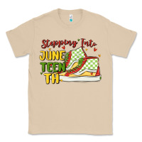 Mushroom stepping into juneteenth Classic Tee - MaliasSmallBusiness