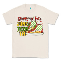 Natural stepping into juneteenth Classic Tee - MaliasSmallBusiness