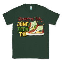 Sports Green stepping into juneteenth Classic Tee - MaliasSmallBusiness