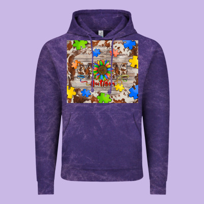 Autism Mom Vintage Hoodie Designed By Barkaloodesign