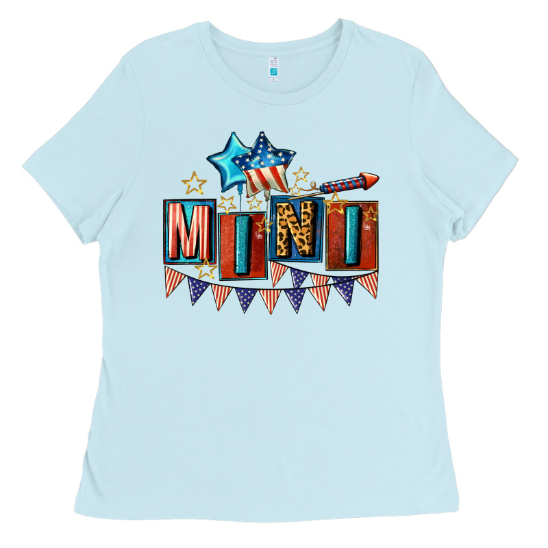 American Mini 4th Of July Ladies Tee by CowGirlArtShop | Teevron