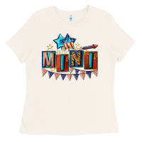 Bone American Mini 4th of july Ladies Tee - CowGirlArtShop