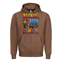 Chestnut rockin' 100 days of school Zipper Hoodie - Artiststas
