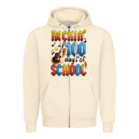 Sandshell rockin' 100 days of school Zipper Hoodie - Artiststas