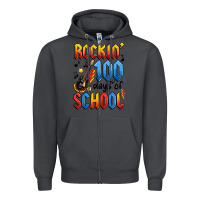 Smoke rockin' 100 days of school Zipper Hoodie - Artiststas
