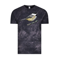 Cloud Black Black Capped Chickadee Vintage Tee - LillyAllenDesigns
