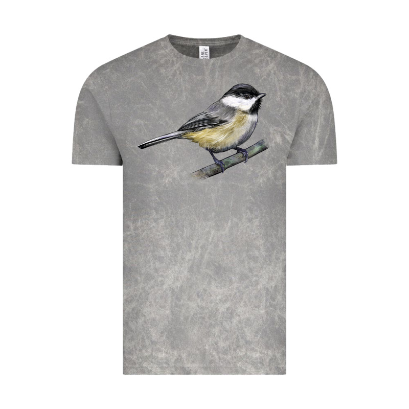 Black Capped Chickadee Vintage Tee by LillyAllenDesigns | Teevron