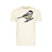 Vintage Arctic Black Capped Chickadee Vintage Tee - LillyAllenDesigns
