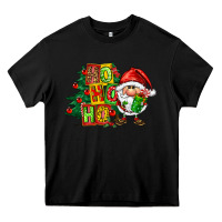 Black ho ho ho santa gnomes Heavy Core Tee - FaDigitalArtStudio