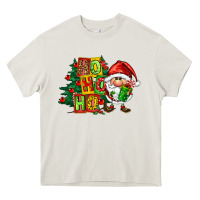 Cream ho ho ho santa gnomes Heavy Core Tee - FaDigitalArtStudio