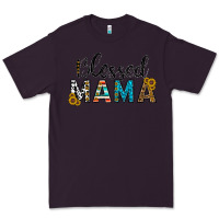 Plum blessed mama Premium Tee - CowhideDigitalArt