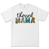 White blessed mama Premium Tee - CowhideDigitalArt