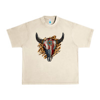 Sandshell American Bull Skull Urban Heavy Tee - Jasminsmagicworld