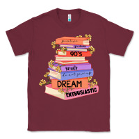 Burgundy booktroverts Classic Tee - JahusDesignShop