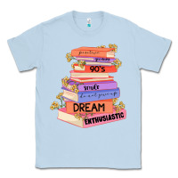 Dusty Blue booktroverts Classic Tee - JahusDesignShop