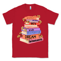 Red booktroverts Classic Tee - JahusDesignShop