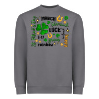 Storm st. patricks day doodle Heavyweight Sweatshirt - MaliasSmallBusiness