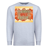 Heather Grey Pumpkin spice latte Premium Sweatshirt - NancyCooperArtShop