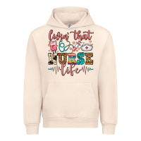 Sandshell Livin' That Nurse Life Urban Hoodie - FaDigitalArtStudio