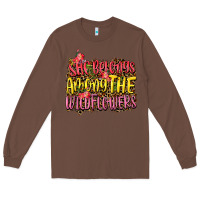 Chestnut she belongs among the wildflowers Long Sleeve Tee - NancyCooperArtShop