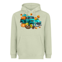 Matcha Fall Farm Truck Heavyweight Hoodie - texasbilliewilder