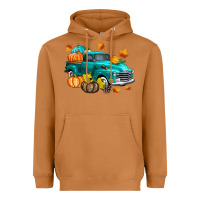 Meerkat Fall Farm Truck Heavyweight Hoodie - texasbilliewilder